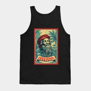 Havana, Cuba, Travel, Poster Tank Top